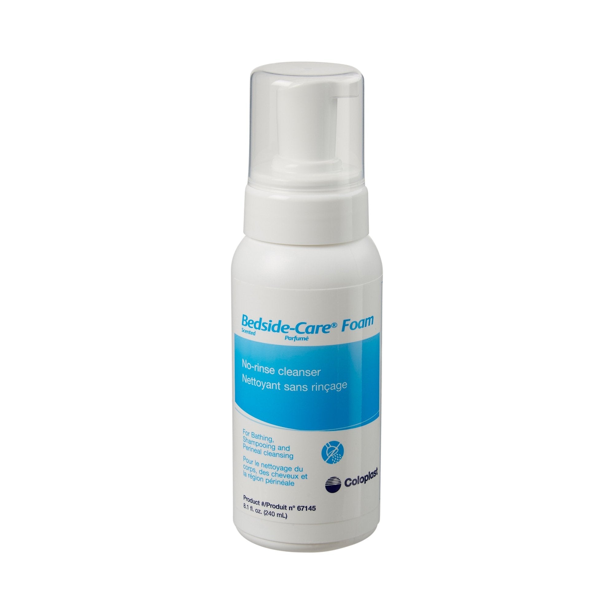 Medline Rinse-Free Shampoo and Body Wash Bedside-Care 8.1 oz. Pump Bottle Scented (COI67145 / CS) 