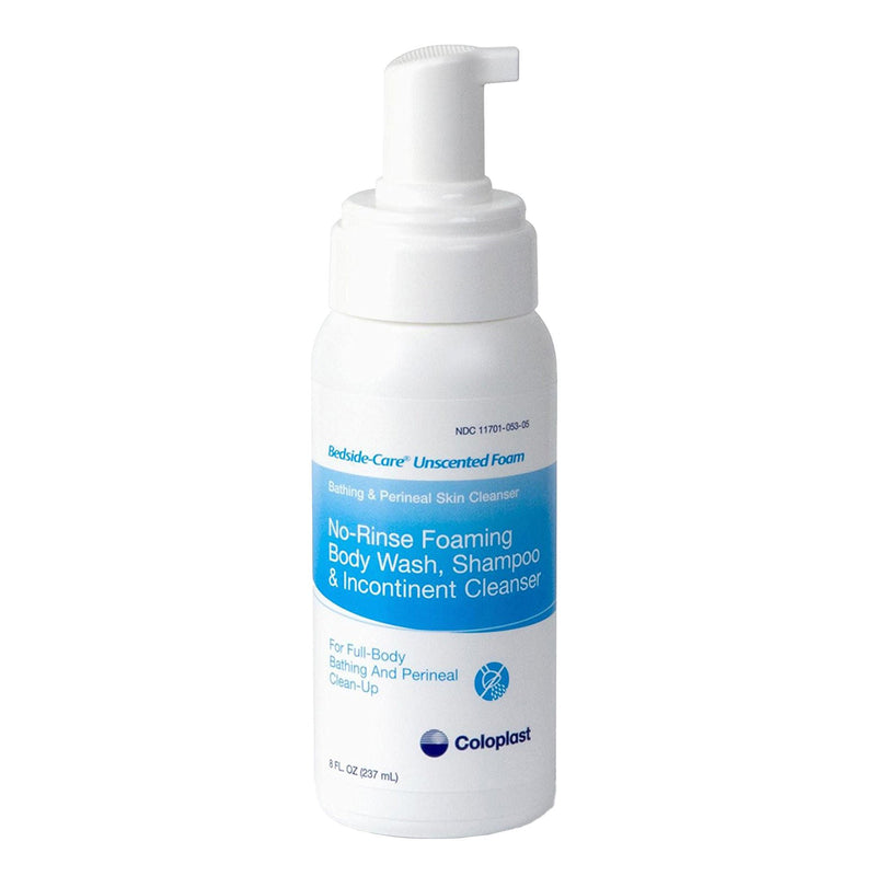 Bedside-Care Foam Cleanser, Unscented, Shampoo and Body Wash, 8.1-ounce bottle (12/CS)