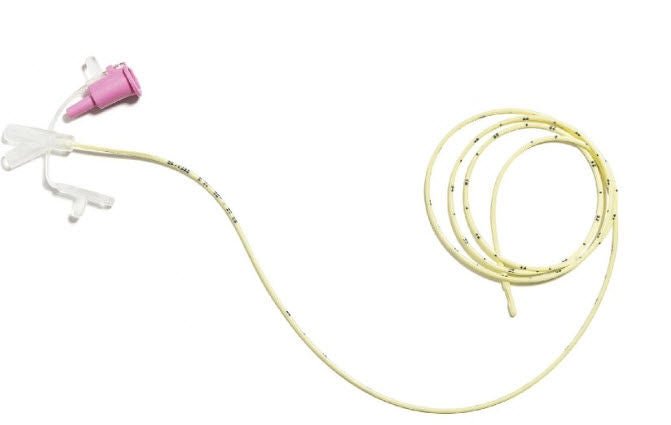 Nasogastric / Nasointestinal Feeding Tube Corflo 5 Fr. 22 Inch Tube Polyurethane Sterile 