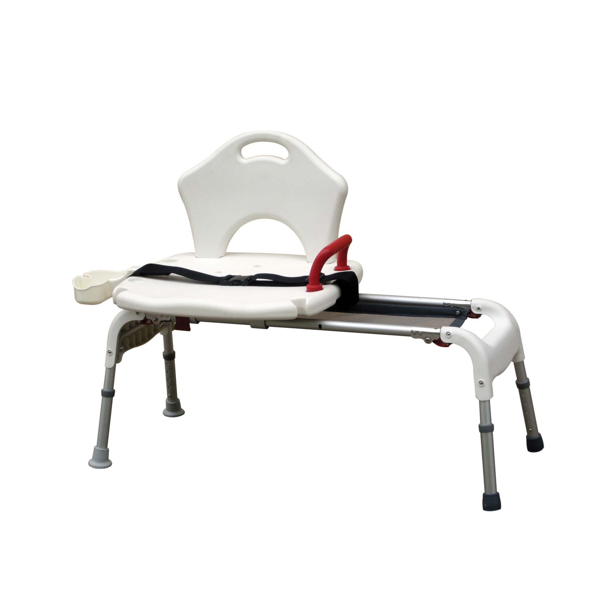 Drive DeVilbiss Healthcare drive Aluminum Bath Transfer Bench, 21 – 25 Inch Seat Height 