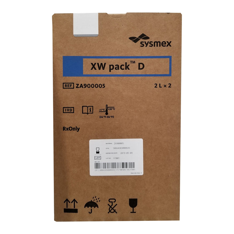 Hematology Reagent Diluent XW Pack D Diluent CLIA Waived For Sysmex XW-100 Automated Hematology Analyzer 