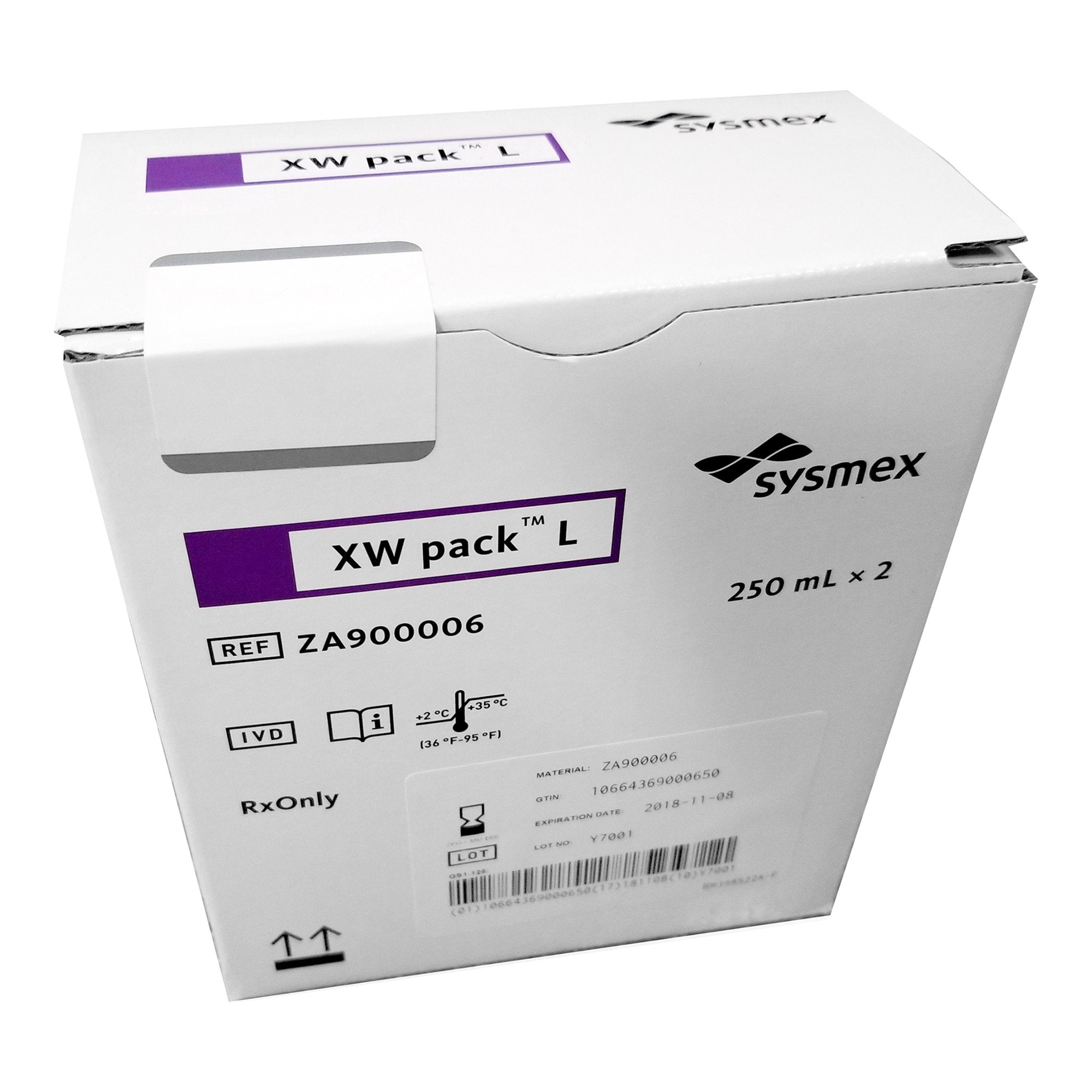 Hematology Reagent XW Pack L Lyse CLIA Waived For Sysmex XW-100 Automated Hematology Analyzer 