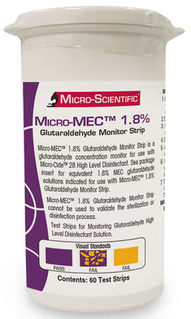 STRIPS GLUTARALDEHYDE MONITOR1.8 2/CS