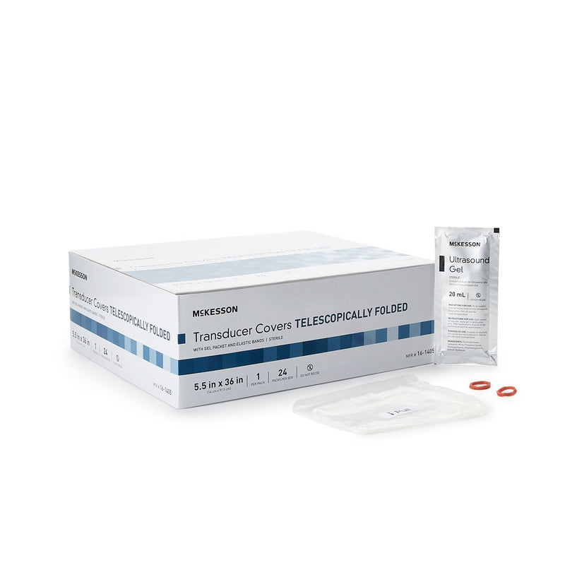 Ultrasound Transducer Cover Kit McKesson 5-1/2 X 36 Inch Polyurethane Sterile Folded 