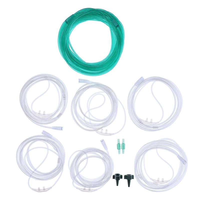 Patient Oxygen Kit with Cannula Tubing and Connectors 