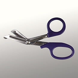 Trauma Shears McKesson Medicut Purple 7-1/4 Inch Length Medical Grade Stainless Steel Finger Ring Handle Blunt Tip / Blunt Tip 