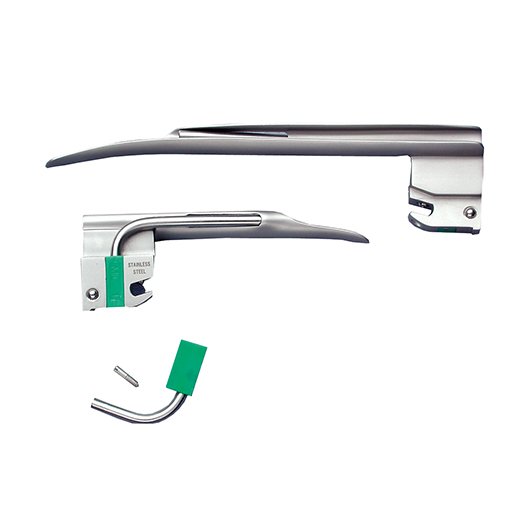 Laryngoscope Blade McKesson Miller Type Fiberoptic Light Universal NonSterile 