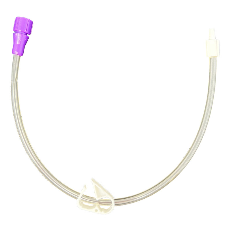 Bolus Enteral Feeding Extension Tube Set Vesco 12 Inch, Straight For Low Profile Feeding Tube Brands (Case of 10)