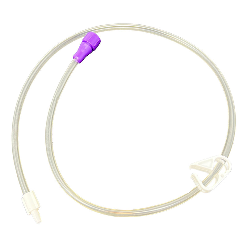Bolus Enteral Feeding Extension Tube Set Vesco 24 Inch, Straight For Low Profile Feeding Tube Brands (Case of 10)