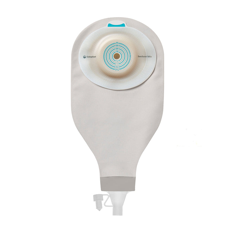Ostomy Pouch SenSura Mio High Output One-Piece System Convex Light, Trim to Fit 10 to 43 mm Stoma Drainable