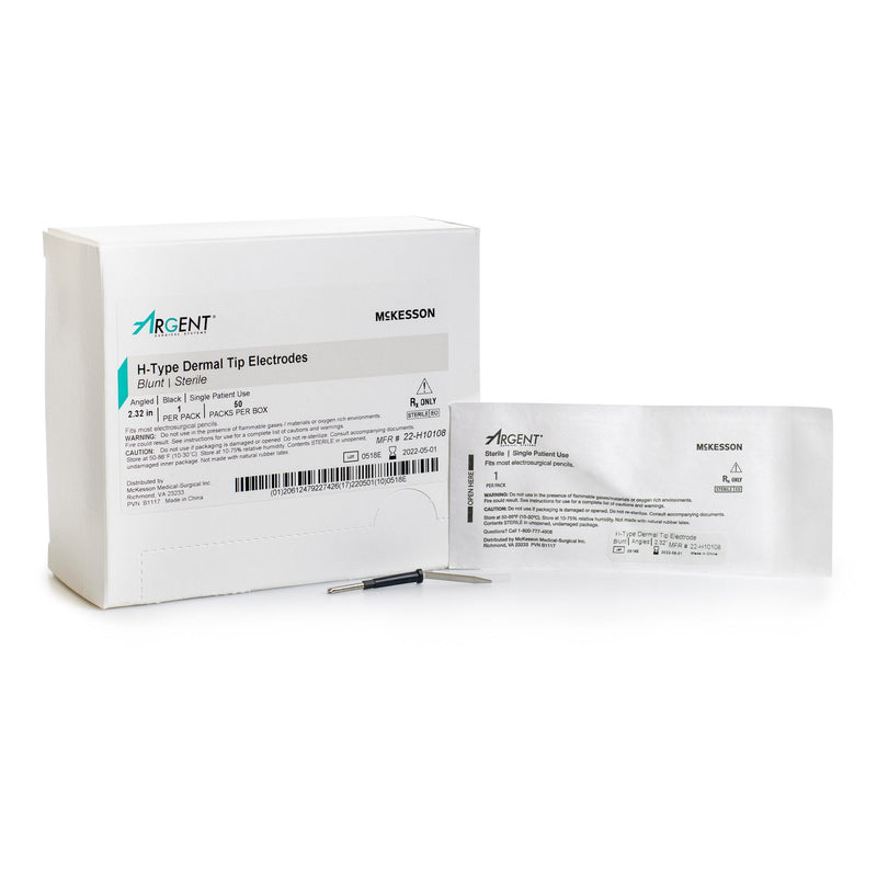 Blade Electrode McKesson Sterile Blunt Angled Blade Tip Disposable 