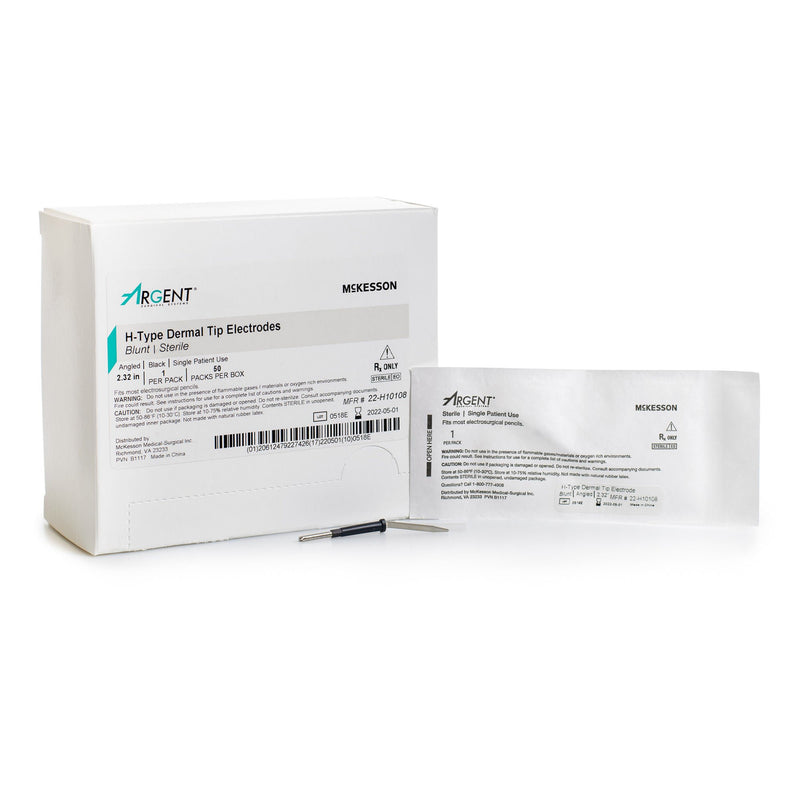 Blade Electrode McKesson Sterile Blunt Angled Blade Tip Disposable (Box of 50)