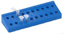 RACK TUBE MICROCENTRIFUGE PP1.5ML/2.0ML 20-PLACE BLU