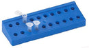 RACK TUBE MICROCENTRIFUGE PP1.5ML/2.0ML 20-PLACE BLU