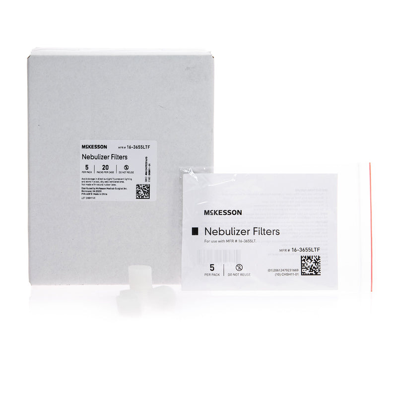 Nebulizer Filter McKesson Compressor Nebulizer System (Case of 100)