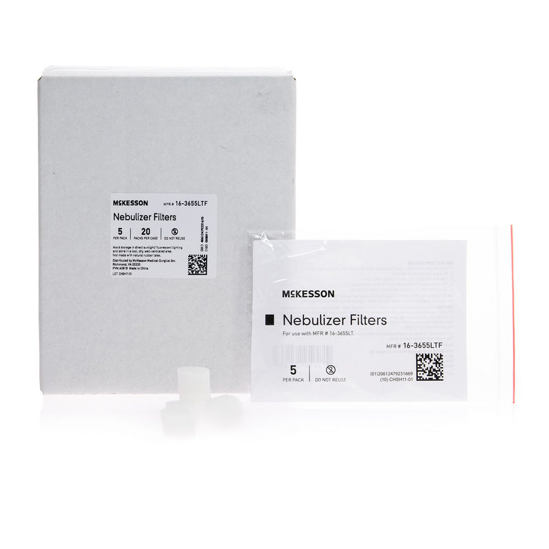 Nebulizer Filter McKesson Compressor Nebulizer System (Case of 100)