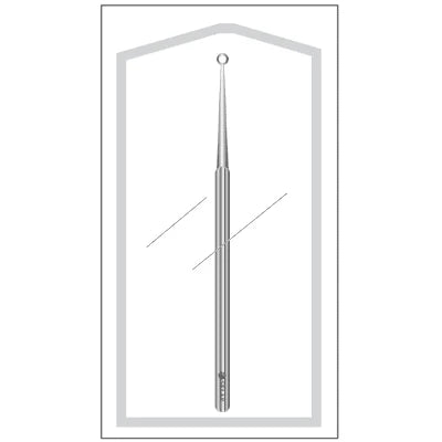 Sklar Sterile Disposable Ear Curette Sterile - 5-3/4", Straight, Adult Ring Tip, Disposable, CS 50 - 96-1017 