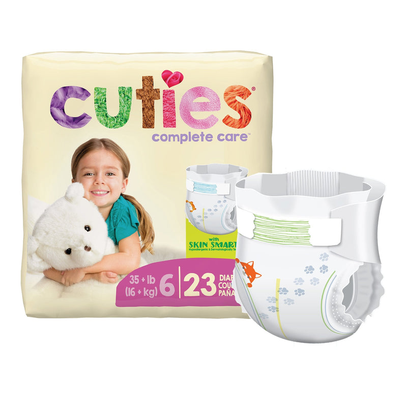 First Quality Products LLC Cuties Premium Diaper, Size 6 (92/CS) 