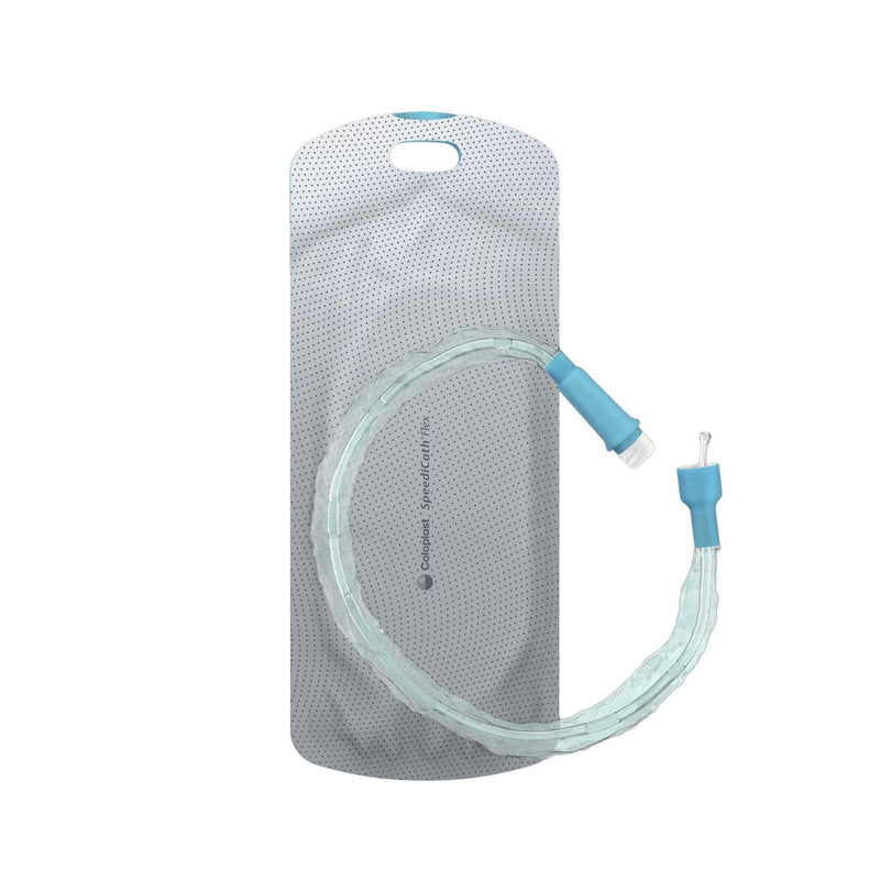 Urethral Catheter SpeediCath Flex Coudé Pro Coude Tip Hydrophilic Coated Polyurethane 10 Fr. 16 Inch Length (Box of 30)