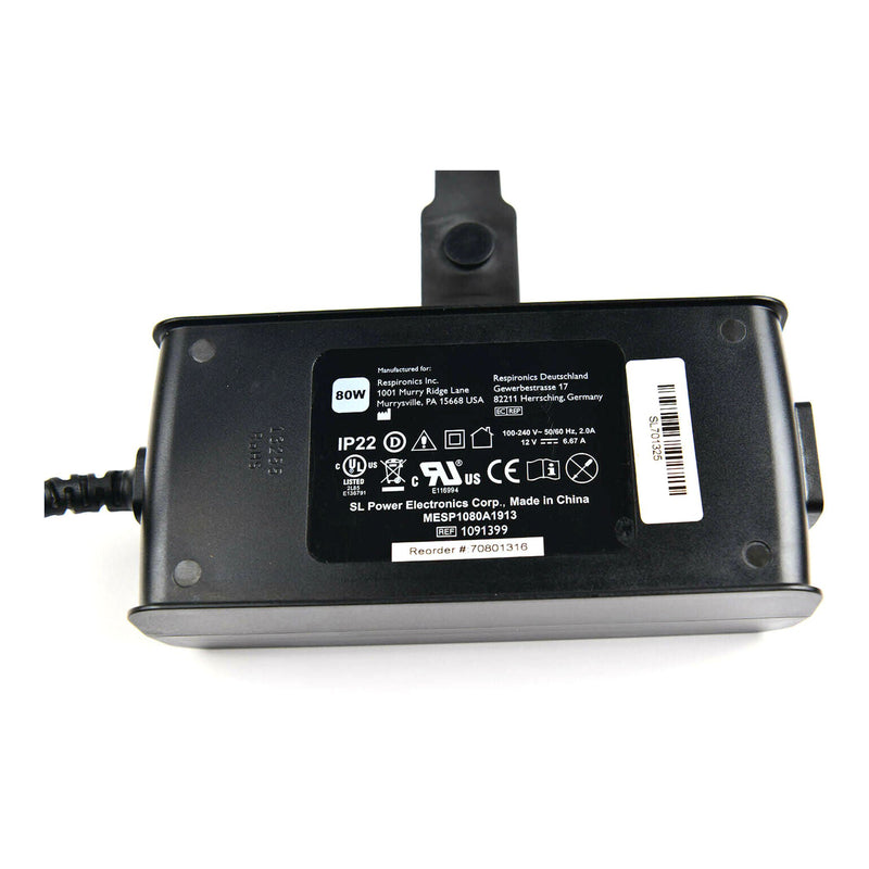 CPAP Power Supply CPAP Power Solutions Respironics Philips Respironics 60 Series CPAP or BiPAP machine 80W