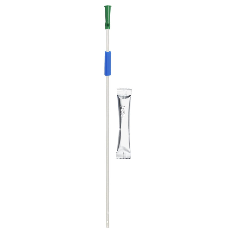 Urethral Catheter Simpro Now Straight Tip Hydrophilic Coated PVC 8 Fr. 16 Inch Length 