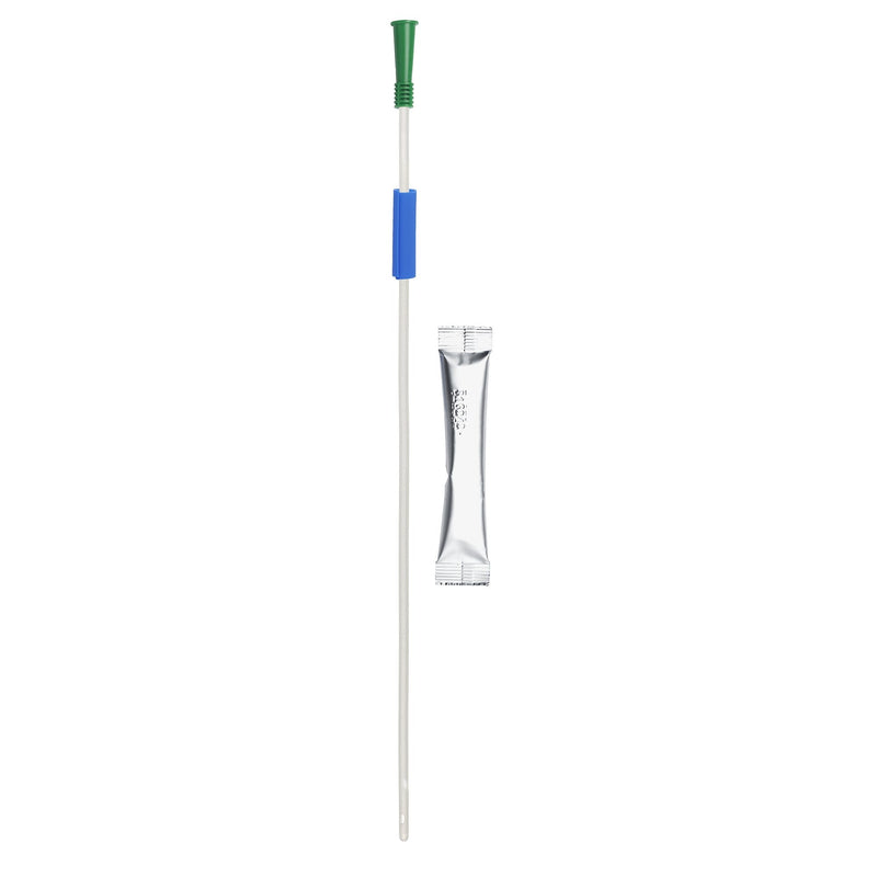 Urethral Catheter Simpro Now Coude Tip Hydrophilic Coated PVC 12 Fr. 16 Inch Length 