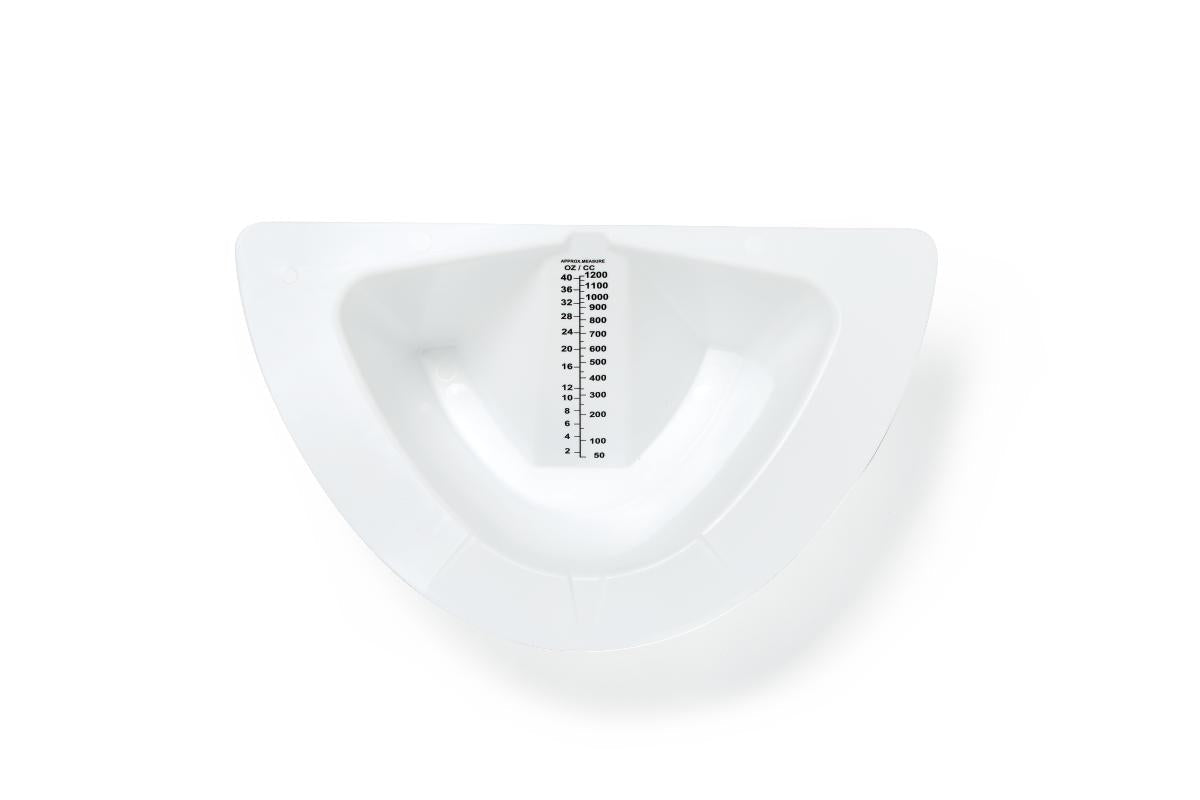 Medline Commode Specimen Collector 1,200 mL (40.6 oz.) Without Closure Unprinted NonSterile (DYND36605 / CS) 
