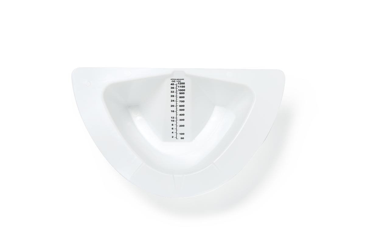 Medline Commode Specimen Collector 1,200 mL (40.6 oz.) Without Closure Unprinted NonSterile (DYND36605 / CS) 