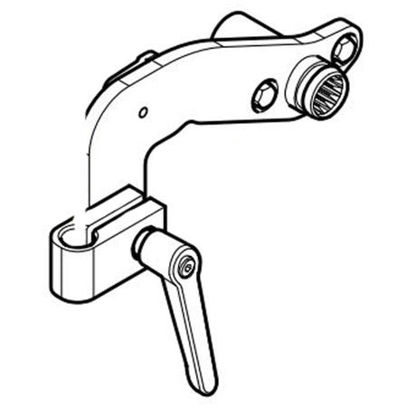 Midmark Knee Crutch Mounting Brackets for Ritter 224/225