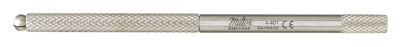 Scalpel Handle McKesson Argent Self Locking / Miniature / Round Knurled German Stainless Steel Size 3K 