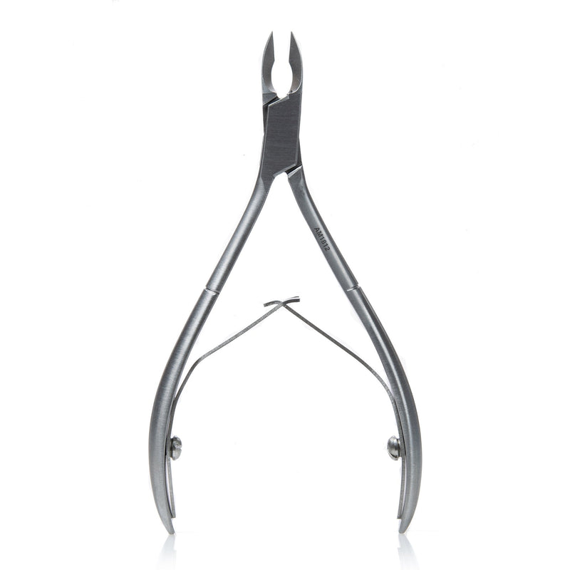 Tissue / Cuticle Nipper McKesson Argent Angled, Small Jaws 6 mm Tip X 4 Inch Length Stainless Steel 