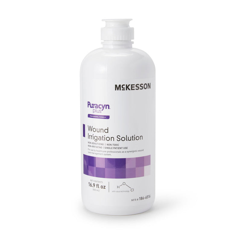 Wound Cleanser McKesson Puracyn Plus Professional 16.9 oz. Flip Top Bottle NonSterile Antimicrobial (Case of 6)