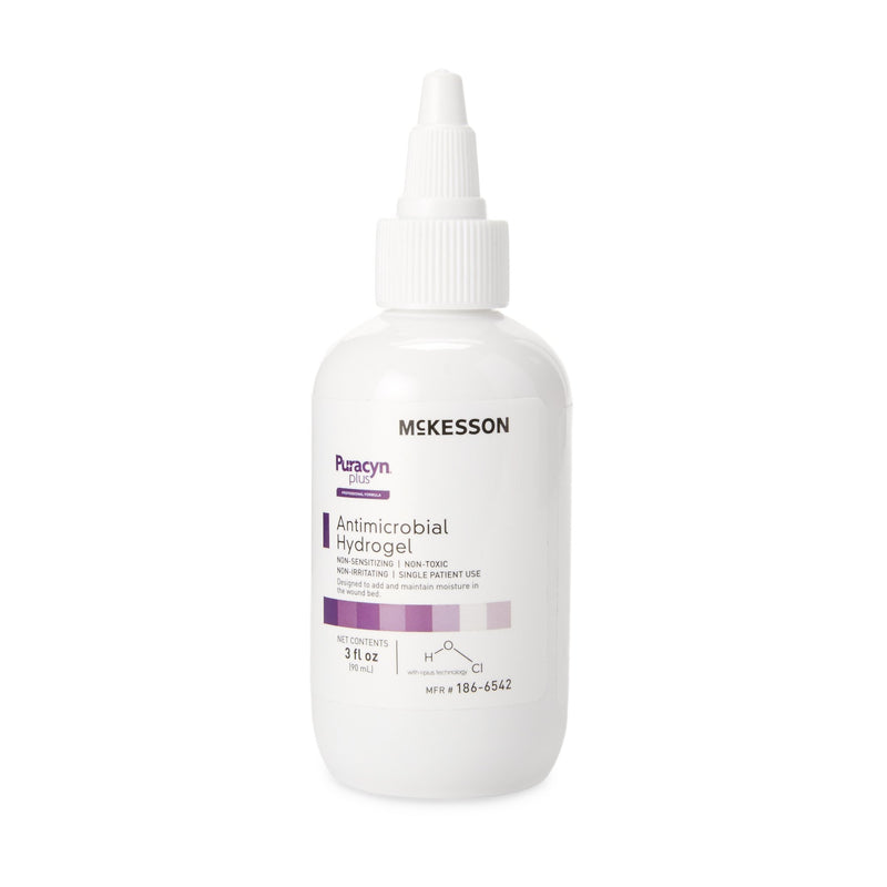 Antimicrobial Hydrogel McKesson Puracyn Plus Professional 3 oz. Gel / Amorphous NonSterile