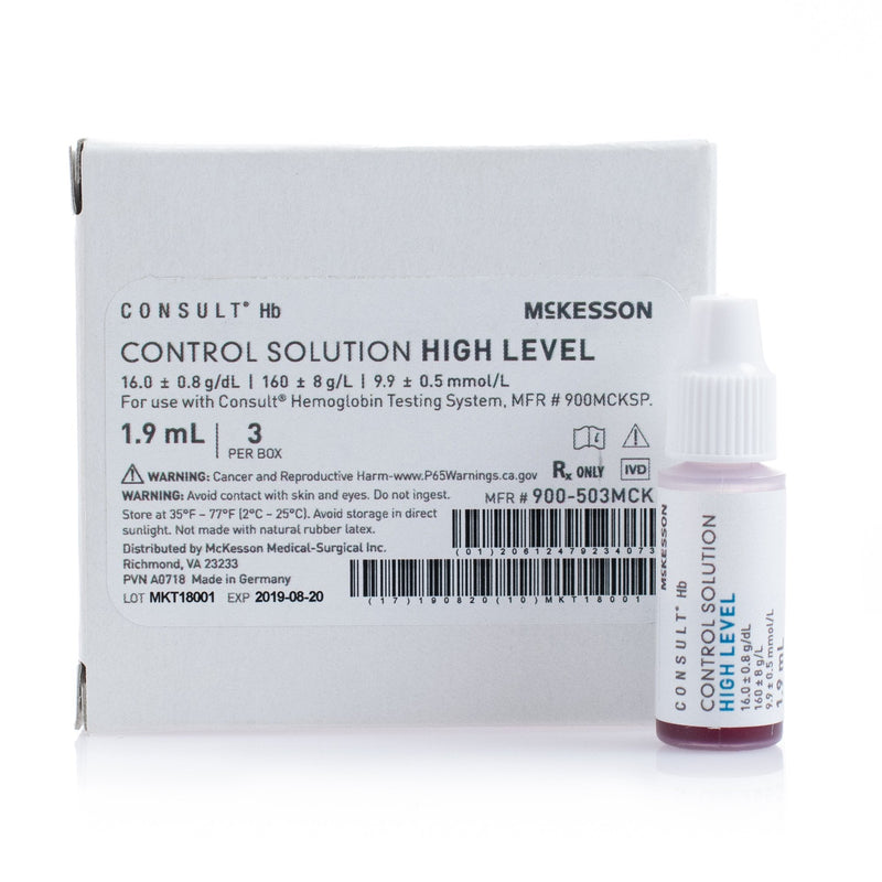 Control Consult Hb Hemoglobin High Level 3 X 1.9 mL 