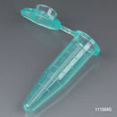 TUBE CENTRIFUGE 1.5ML PP SNAPCAP GRN 500/BG
