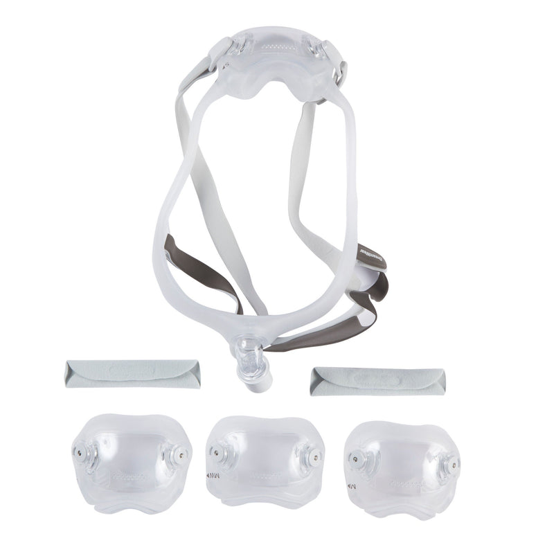 CPAP Mask Kit CPAP Starter Kit DreamWear Full Face Style Small / Medium / Large Cushions Adult