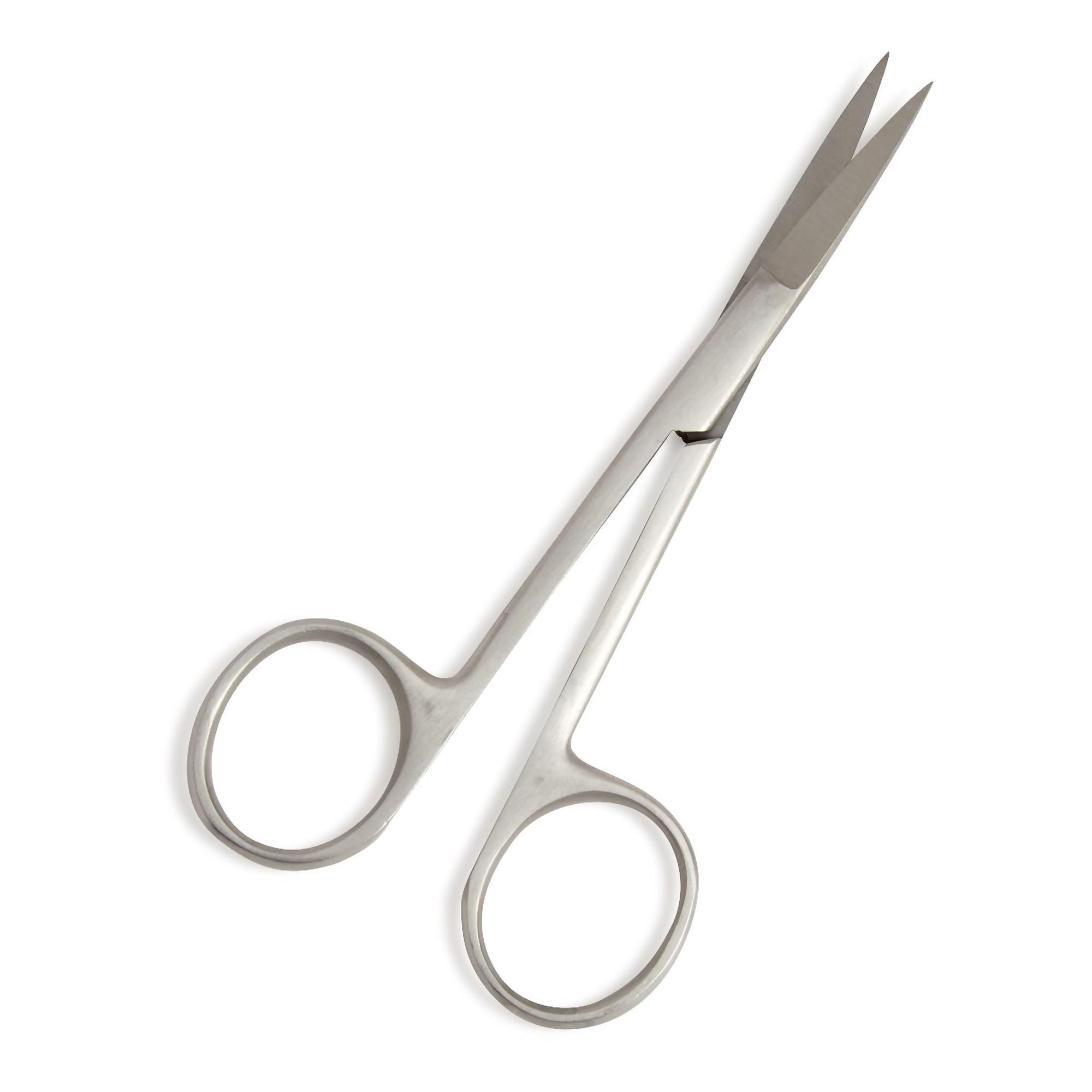 Medline Iris Scissors Centurion Lil' Tips 4-1/2 Inch Length Floor / Office Grade Stainless Steel Sterile Finger Ring Handle Straight Sharp Tip / Sharp Tip (66450 / CS)