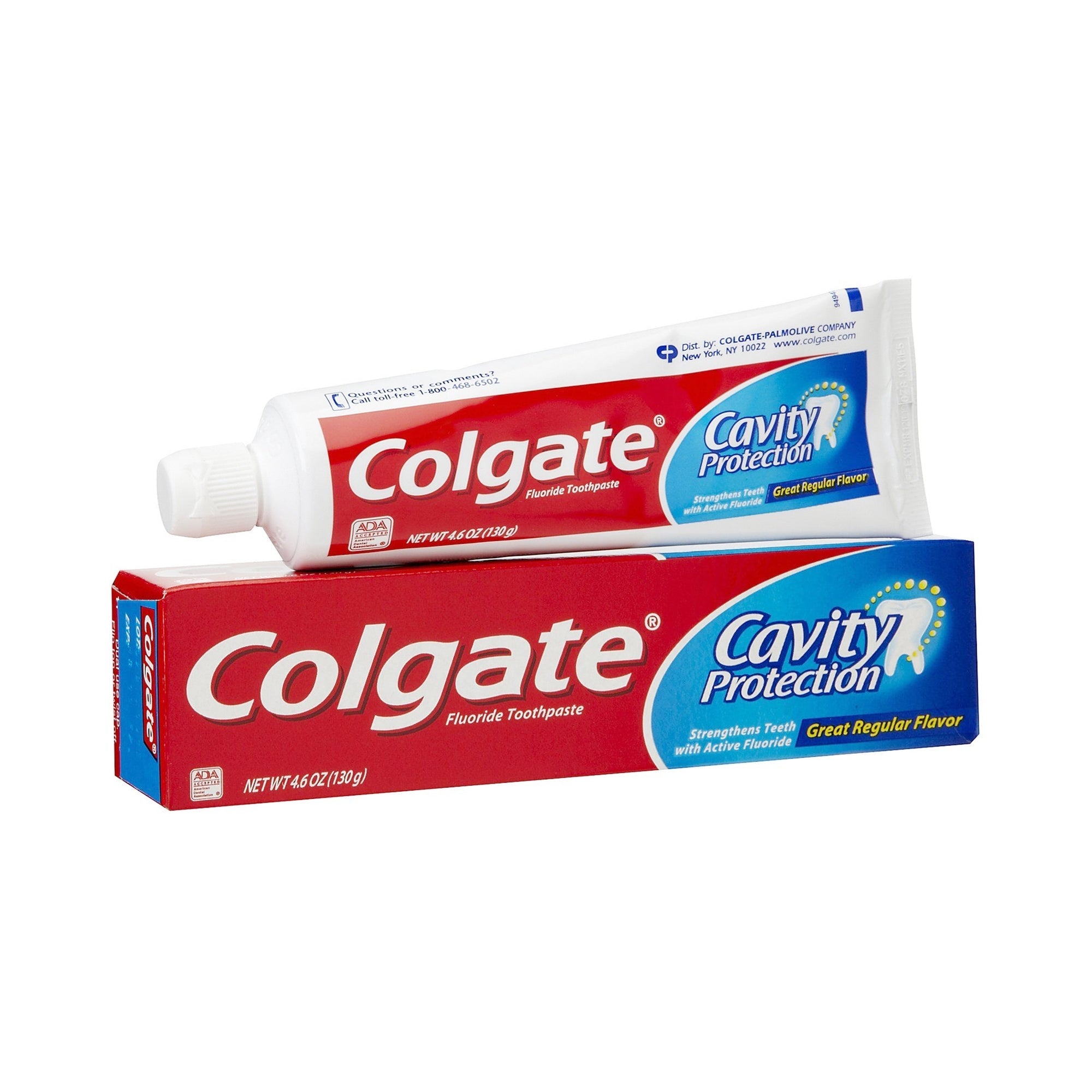 Toothpaste Colgate Cavity Protection Regular Flavor 4.6 oz. Tube 