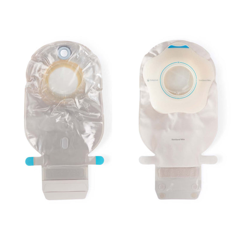 Ostomy Pouch SenSura Mio Convex One-Piece System 11 Inch Length, Maxi Convex, Pre-Cut 2 Inch Stoma Drainable (Box of 10)