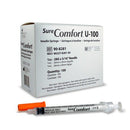 SYRINGE HARM REDUCTION28GX5/16INX1ML 100/BX 30BX/CS