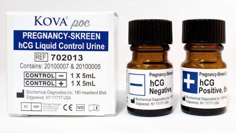 Reproductive Endocrinology Control Set Pregnancy-Skreen Human Chorionic Gonadotropin (hCG) Positive Level / Negative Level 2 X 5 mL