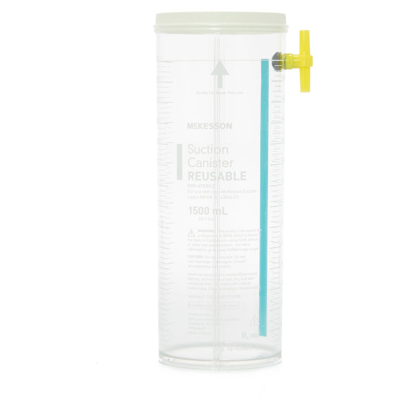 Suction Canister McKesson 1500 mL Without Lid (Case of 10 Items)