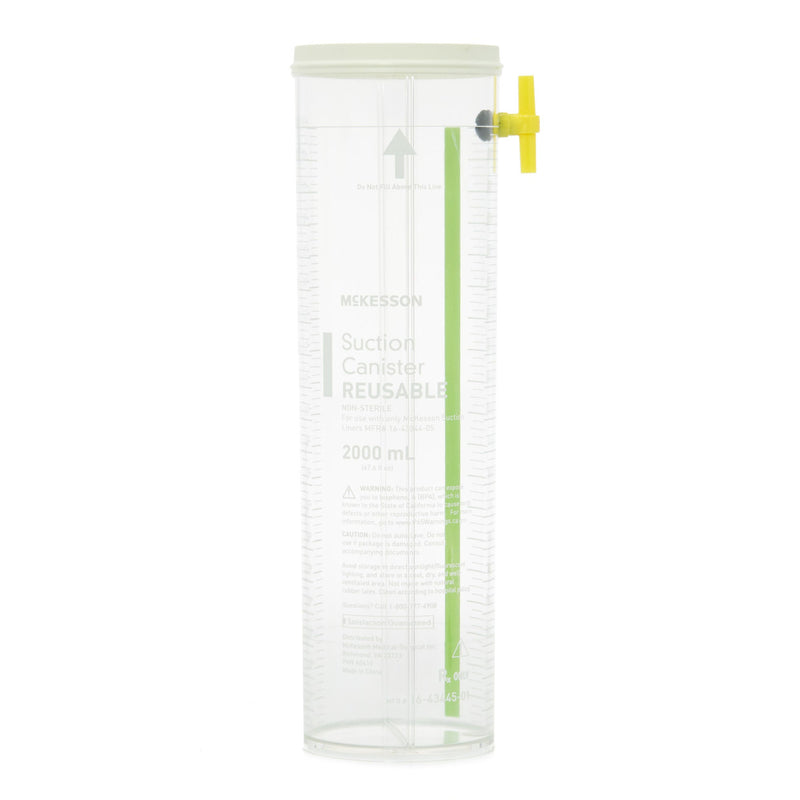 Suction Canister McKesson 2000 mL Without Lid (Case of 10 Items)