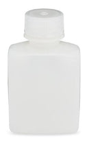 BOTTLE WIDE MOUTH RECTANGULARHDPE 125ML 12/BG