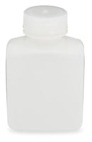 BOTTLE WIDE MOUTH RECTANGULARHDPE 250ML 12/BG