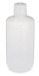 BOTTLE NARROW MOUTH RND PP1000ML 6/BG