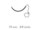 SUTURE MONODERM 2-0 45CM19MM 3/8C REV CUT 12/BX