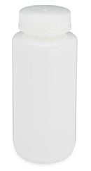 BOTTLE WIDE MOUTH RND HDPE500ML 12/BG
