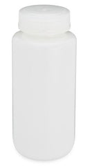 BOTTLE WIDE MOUTH RND HDPE500ML 12/BG
