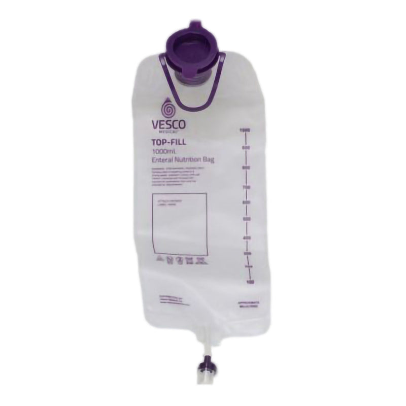 Gravity Feeding Bag Set with ENFit Connector 1000 mL PVC (Case of 30)